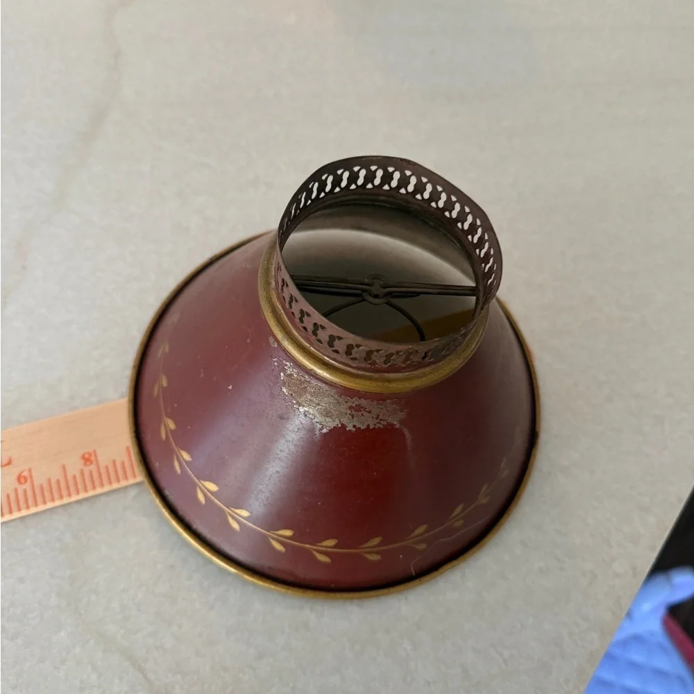 Vintage Red and Gold Decorative Accent